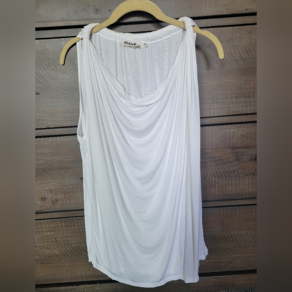 Michael Stars White Sleeveless Top